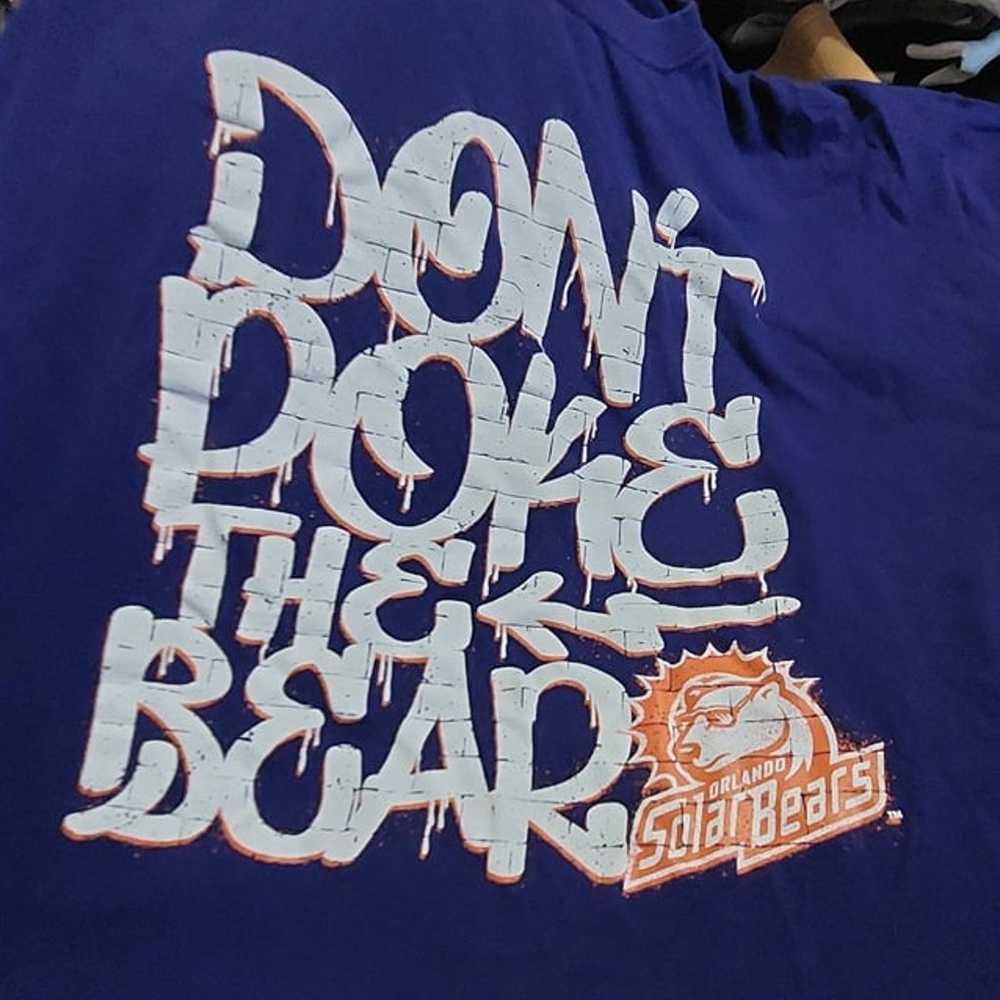 Orlando Solar Bears - Don't Poke the Bear T Shirt - image 2