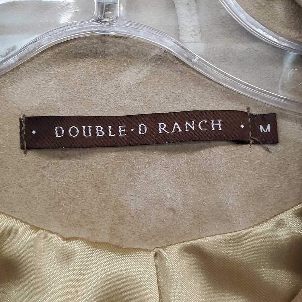 Double D Ranch Tan Leather Western Beaded Fringe … - image 3