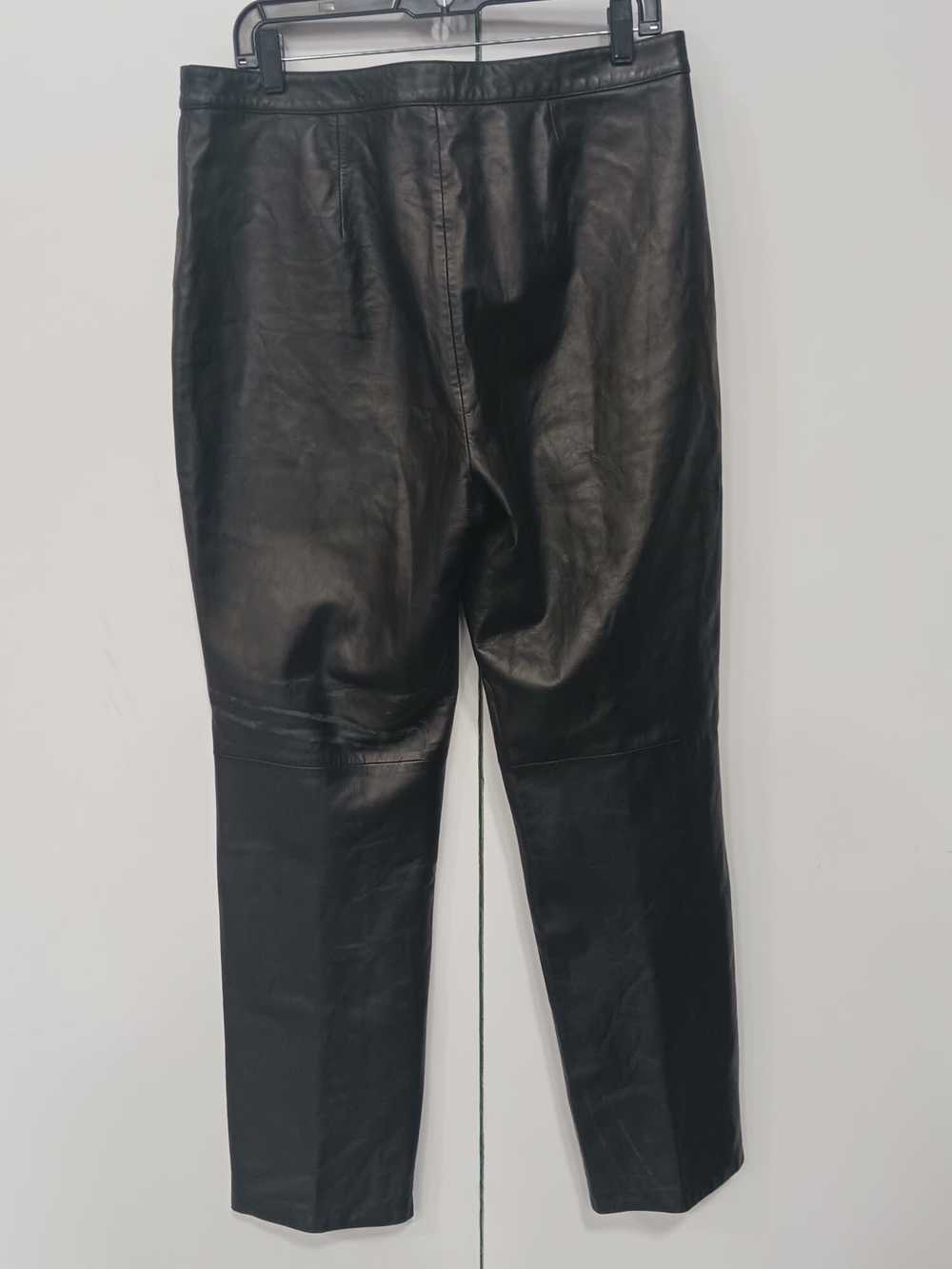 Real Clothes Women's Leather Pants Size 14 - image 2