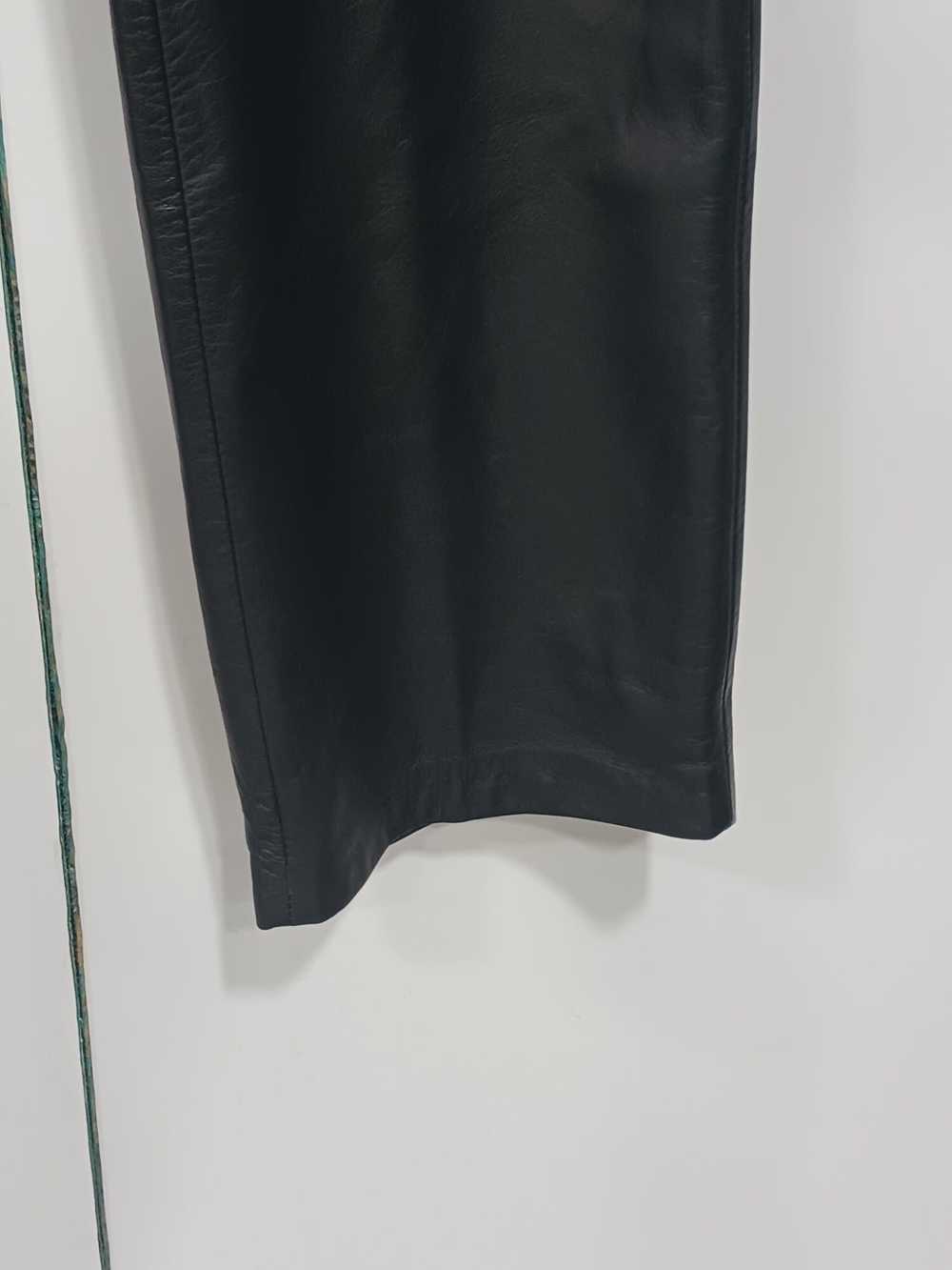 Real Clothes Women's Leather Pants Size 14 - image 3