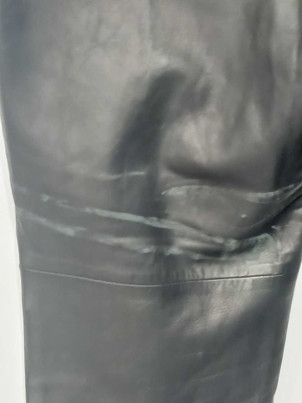 Real Clothes Women's Leather Pants Size 14 - image 4
