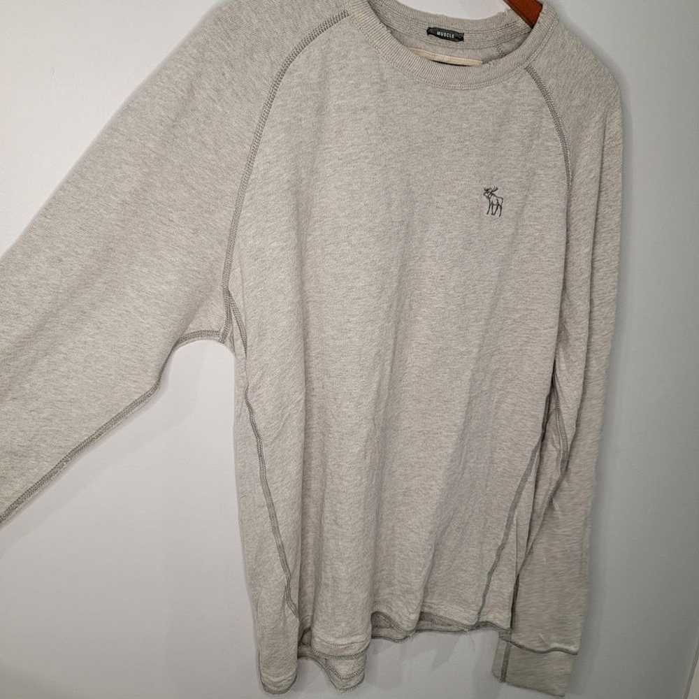 Abercrombie and Fitch Muscle Long Sleeve Crew Nec… - image 5