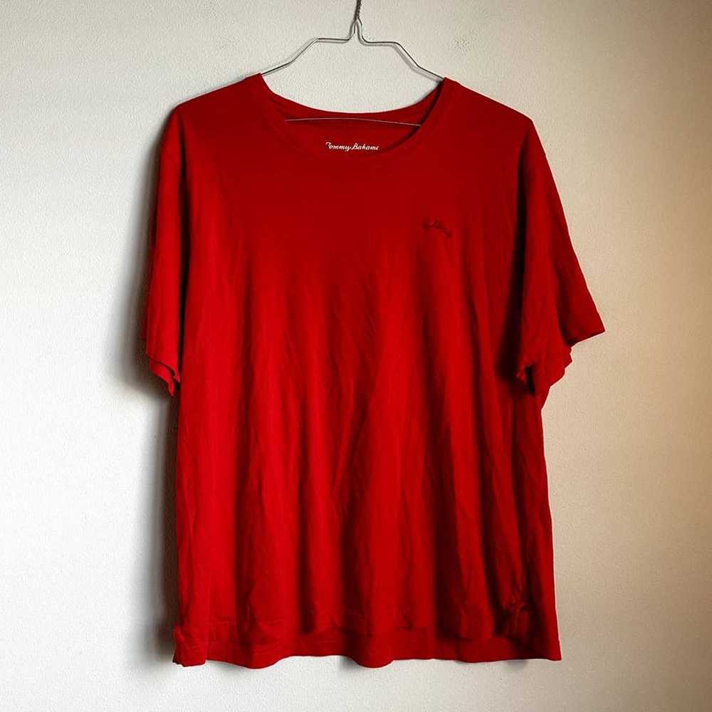 Tommy Bahama Red Short Sleeve Pajama Top Size XL - image 1