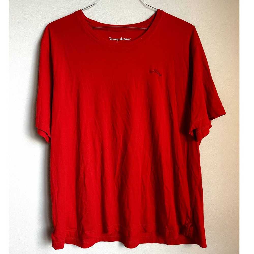 Tommy Bahama Red Short Sleeve Pajama Top Size XL - image 2