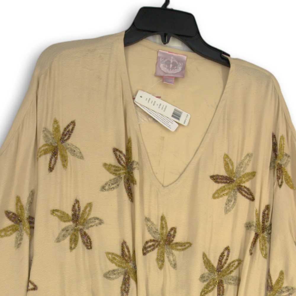 NWT Romeo & Juliet Couture Womens Beige Floral Pu… - image 3