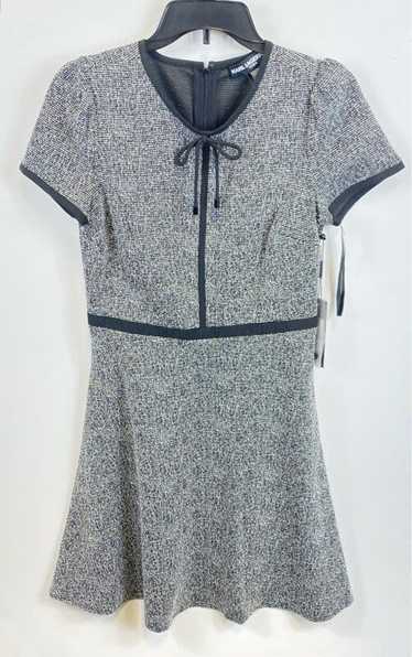 NWT Karl Lagerfeld Womens Gray Short Sleeve Round… - image 1