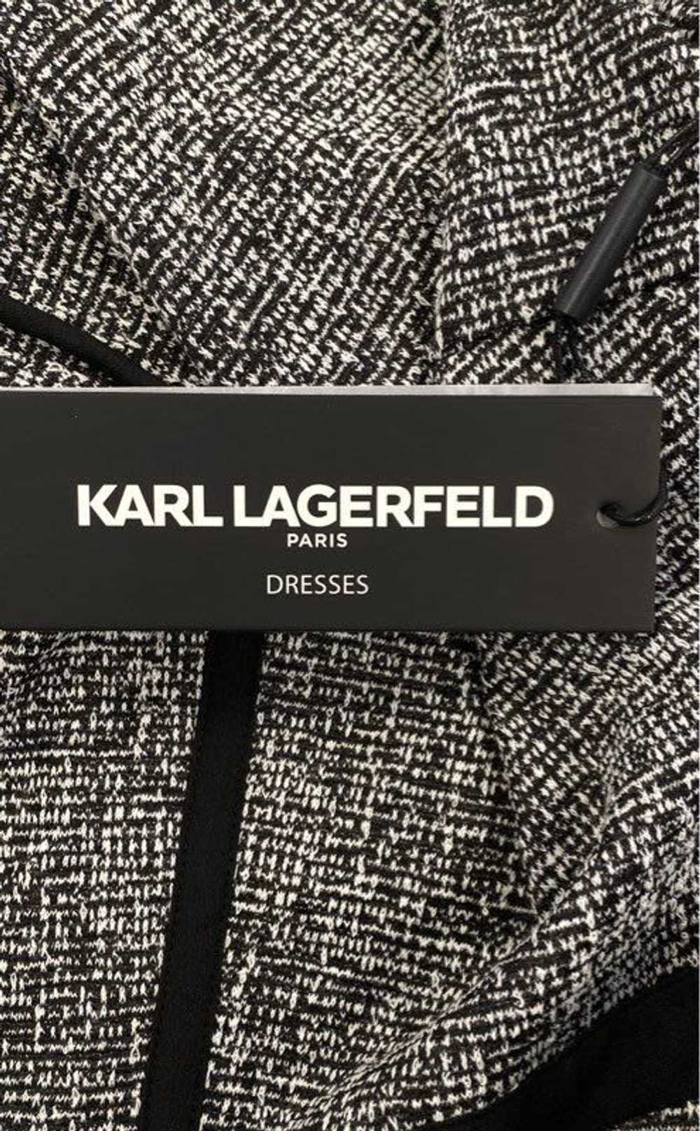 NWT Karl Lagerfeld Womens Gray Short Sleeve Round… - image 3