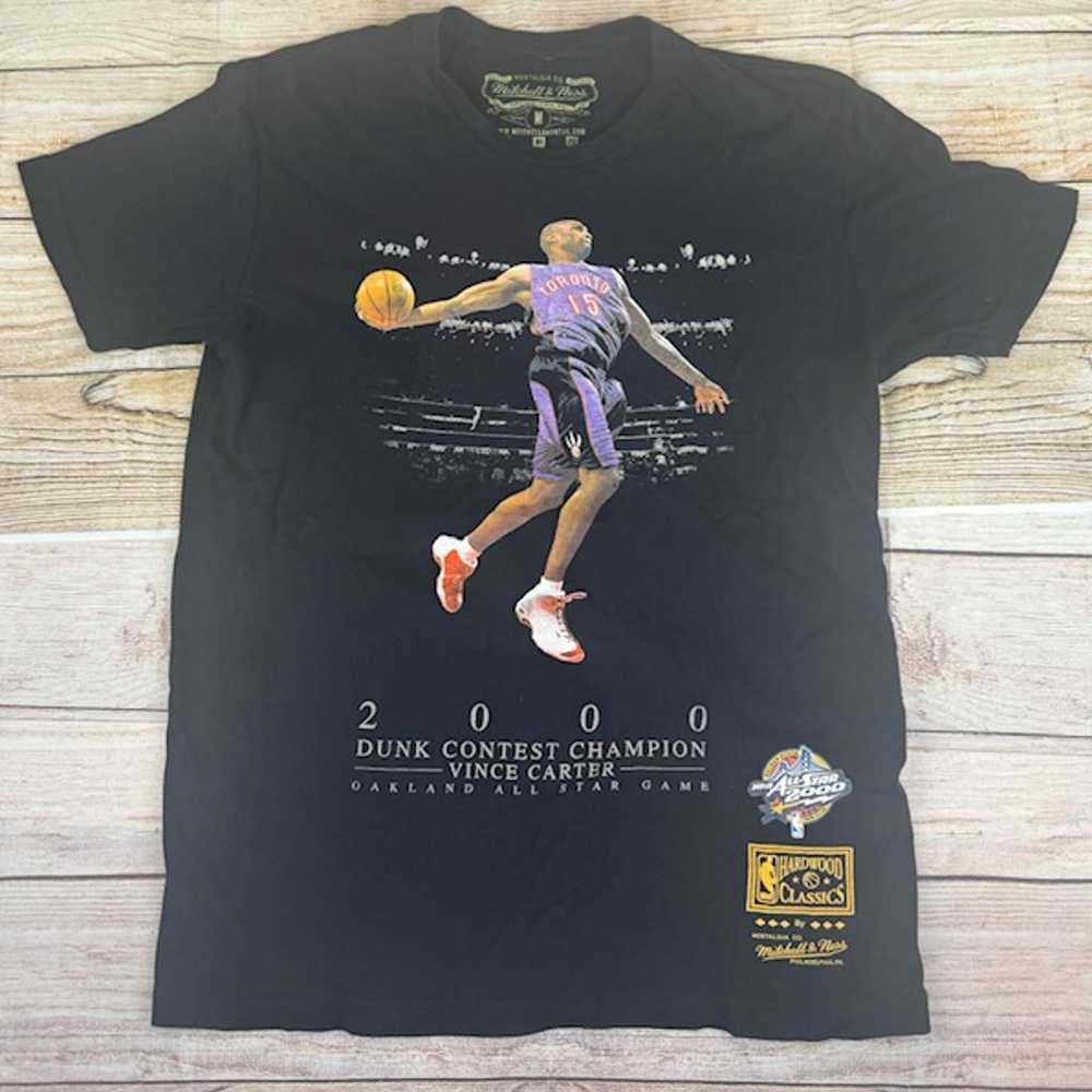 Mitchell ness Vince Carter All Star Tshirt Size MD - image 4