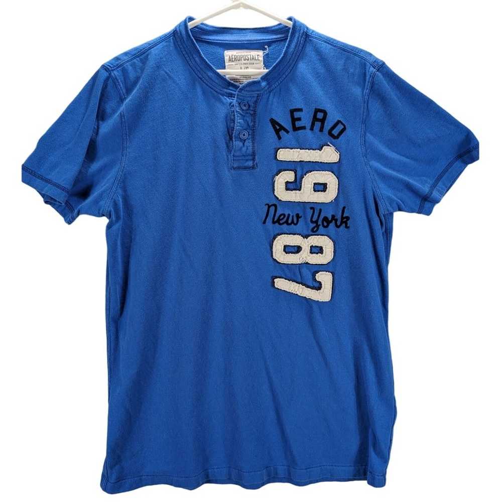 Aeropostale Mens Shirt Aero 1987 New York Logo La… - image 1