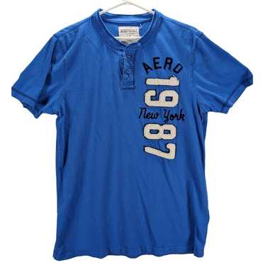 Aeropostale Mens Shirt Aero 1987 New York Logo La… - image 1