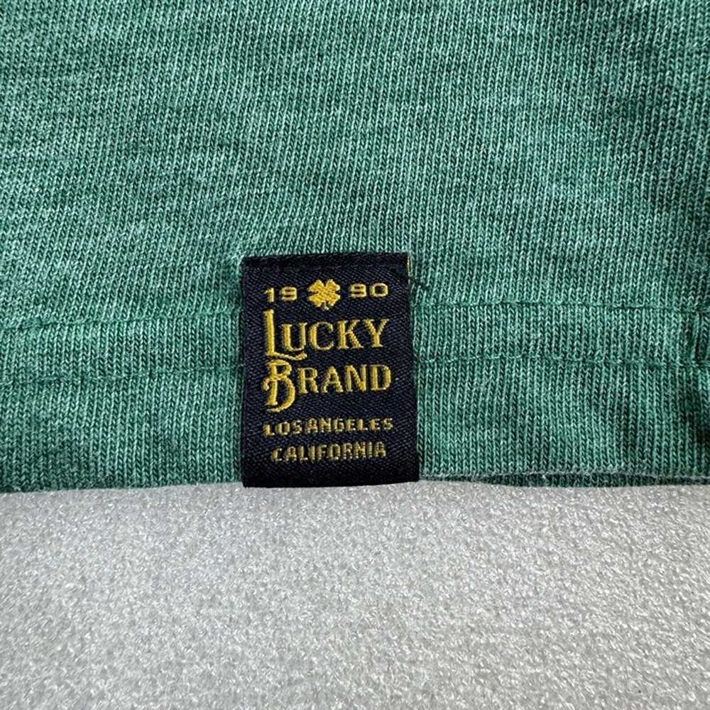 Lucky Brand Men’s L Venice Burnout Notch Neck Tee… - image 4