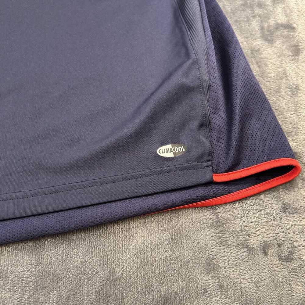 Vintage Adidas Shirt Mens Extra Large Blue Gray S… - image 5