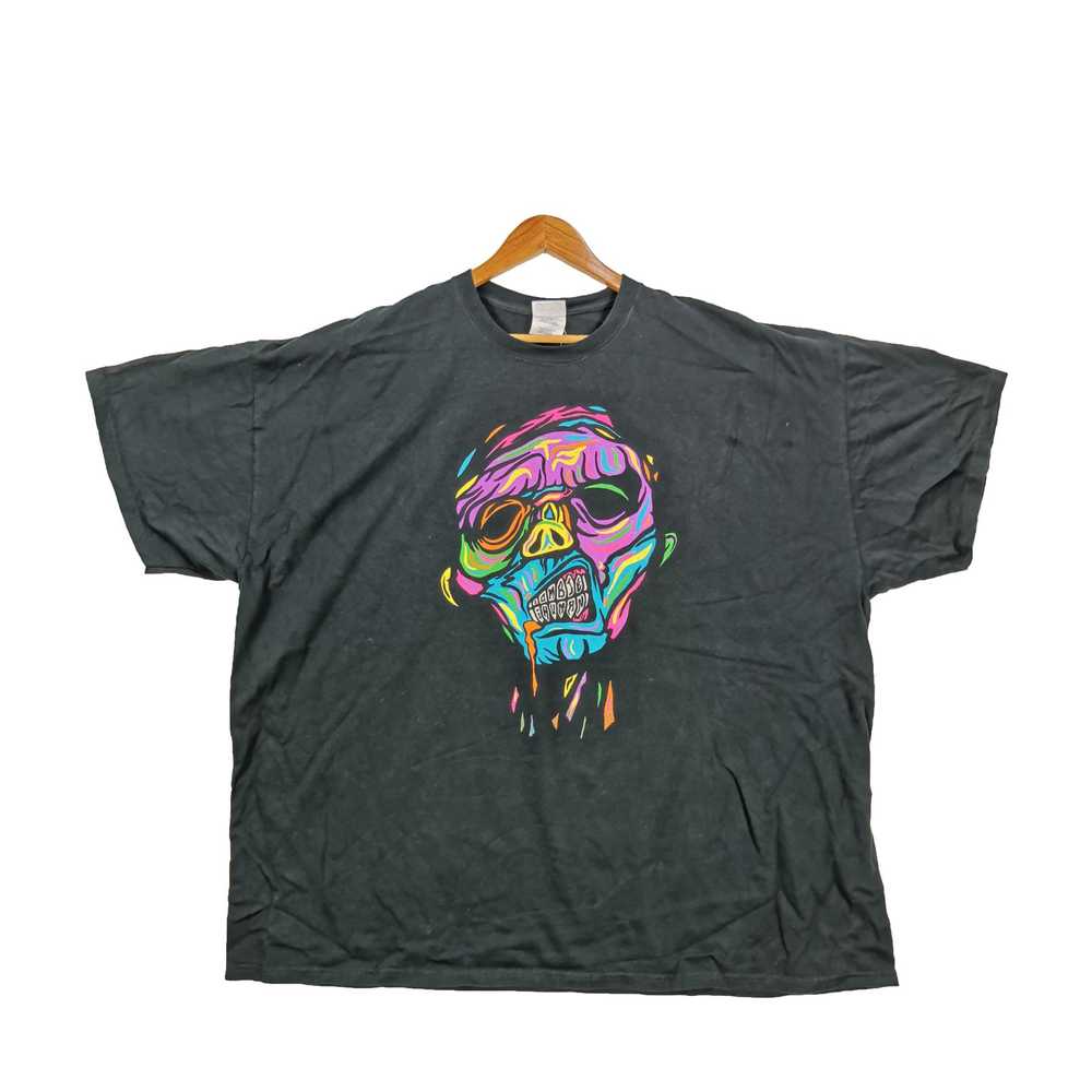 Skulls × Vintage Zombie VS Human Made T Shirt Sku… - image 1