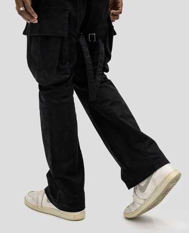 Vujade GUNTHER DOUBLE-KNEE 蔵人 GUNTHER DESTROYED DOUBLE-KNEE PANTS IN BRUSHED COTTON – VUJA DÉ
