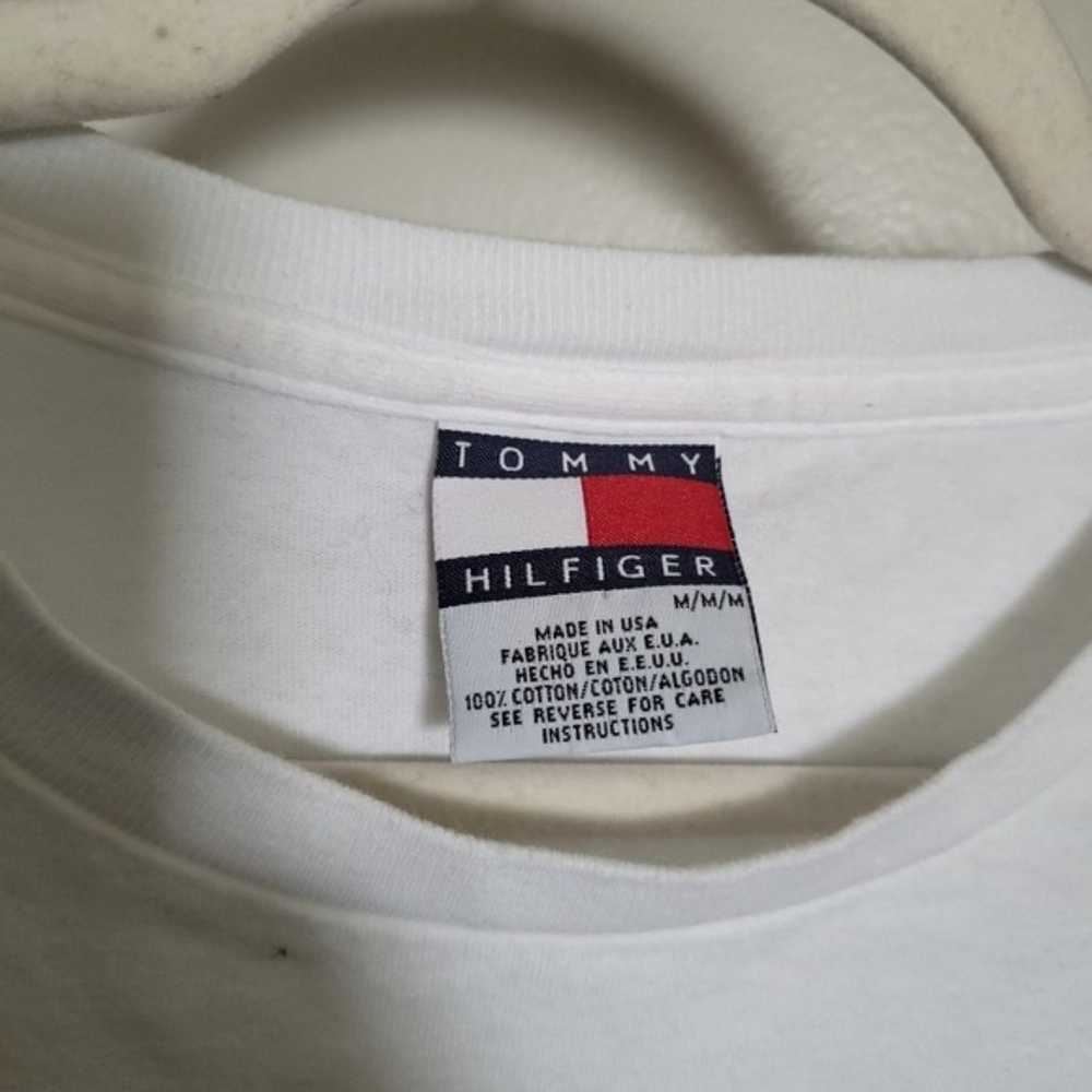 Vintage Tommy Hilfiger Made in USA Long Sleeve Cr… - image 5