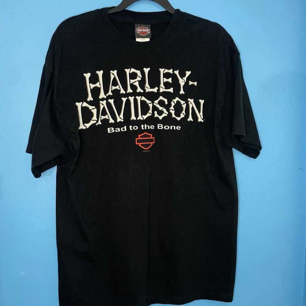 Harley Davidson Bad To The Bone T Shirt 2006 - image 1
