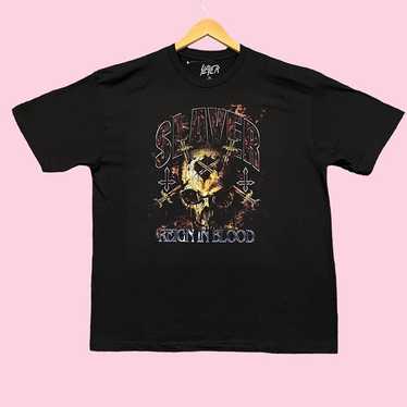 Slayer Reign in Blood Thrash Metal Band Tee XL - image 1