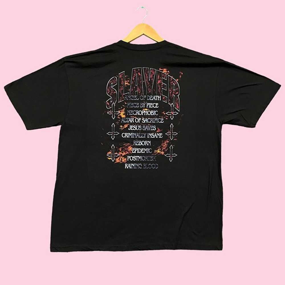 Slayer Reign in Blood Thrash Metal Band Tee XL - image 3