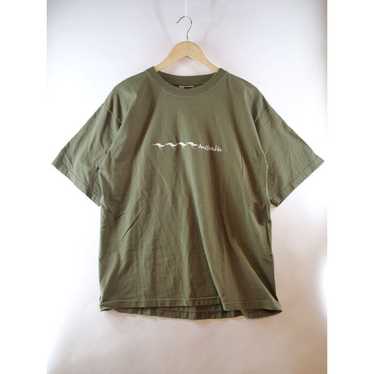 Embroidered Kangaroo T-Shirt Mens XL Green 100% c… - image 1