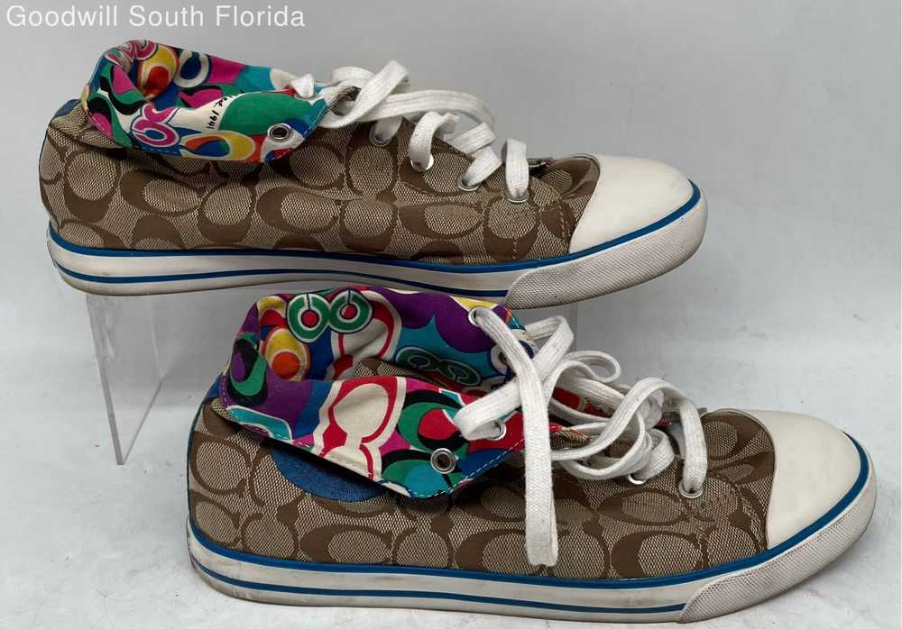 Coach Womens Sneakers Multicolor Size 11B - image 2