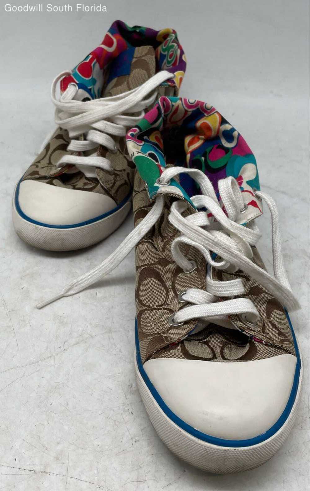 Coach Womens Sneakers Multicolor Size 11B - image 3