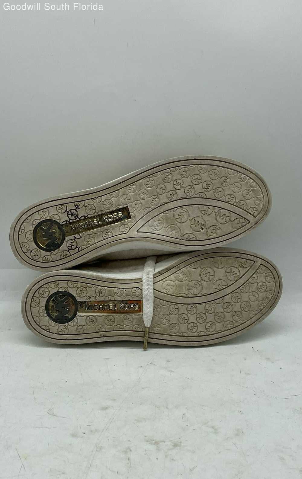 Michael Kors Womens White Shoes Size 5M - image 5