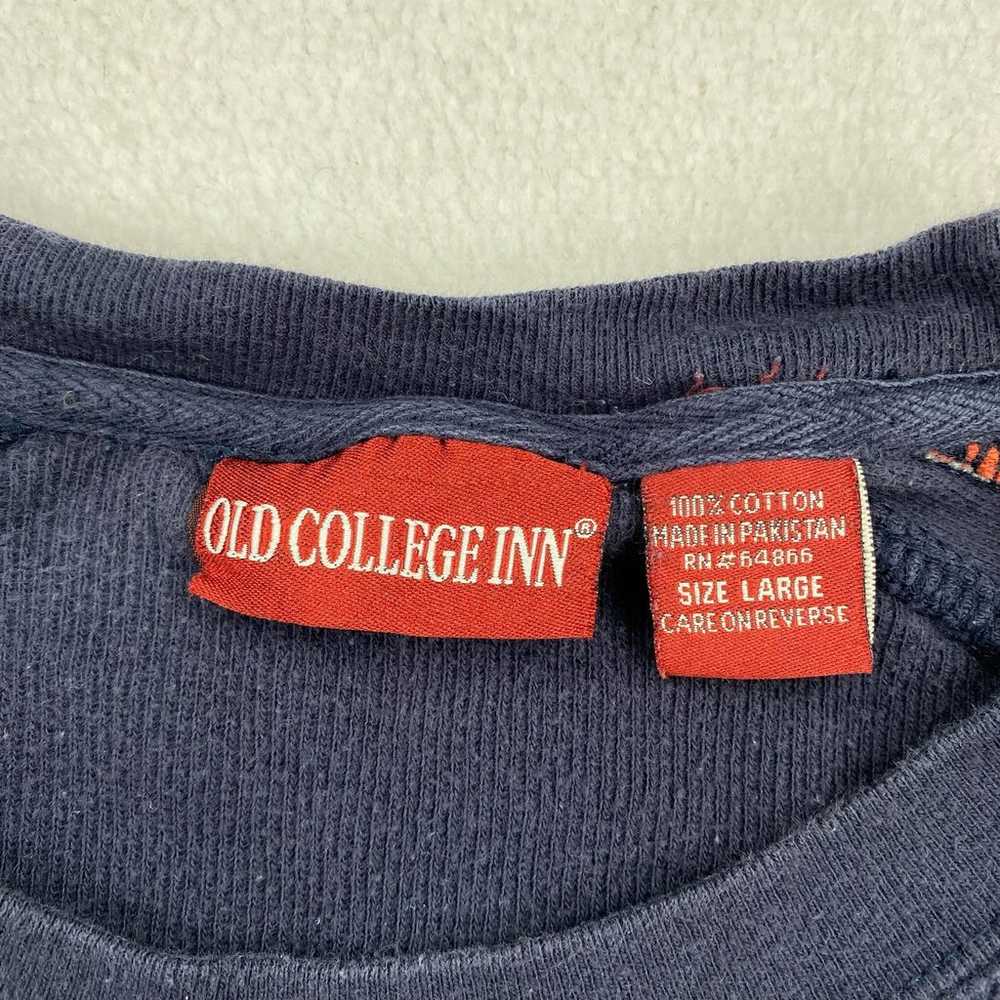Vintage Old College Inn Shirt Size Large Blue Ora… - image 3