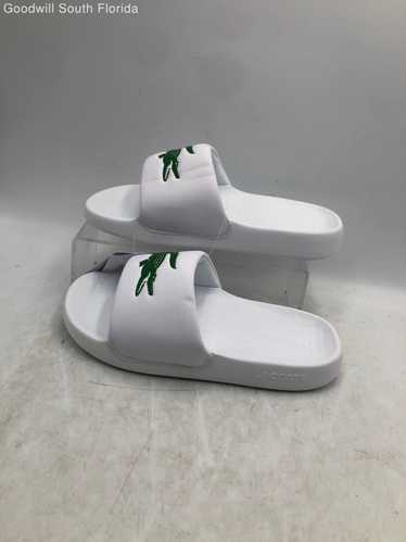Lacoste White Sandal Slides Size 6 With Tag - image 1