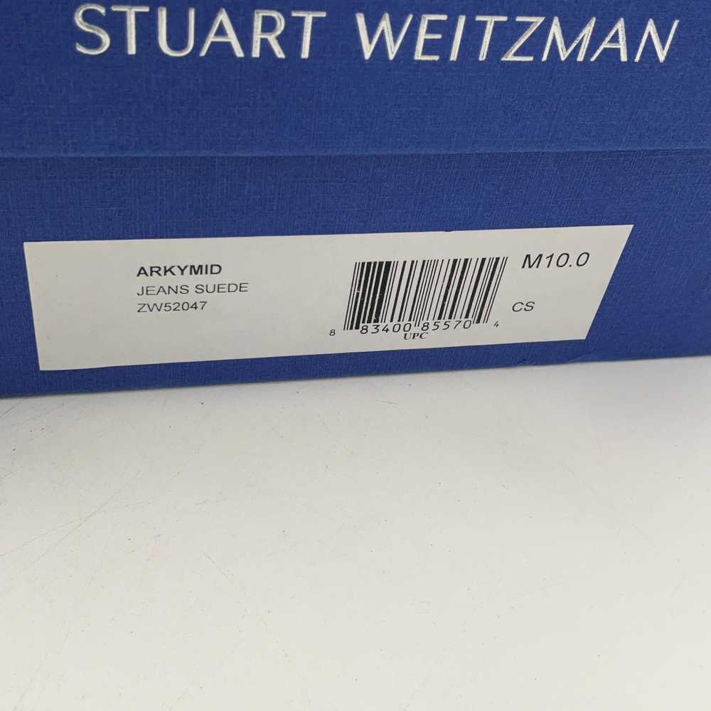 Stuart Weitzman Womens Arkymid ZW52047 Blue Suede… - image 4