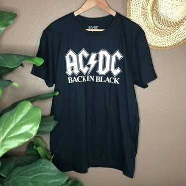 Black White AC/DC Back in Black Shirt - image 1