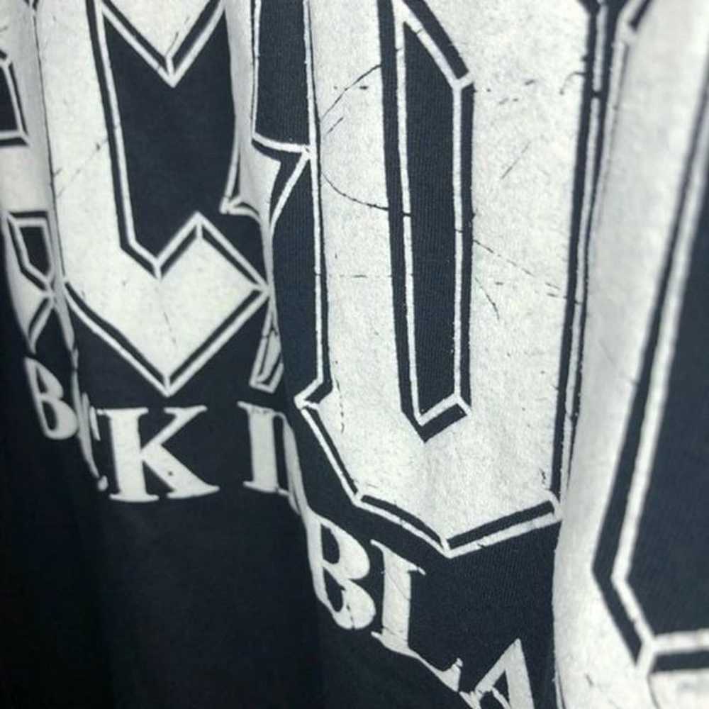 Black White AC/DC Back in Black Shirt - image 3