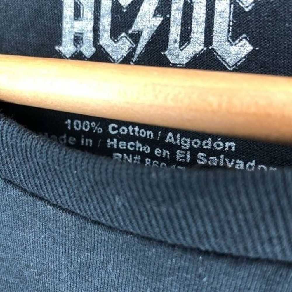 Black White AC/DC Back in Black Shirt - image 4