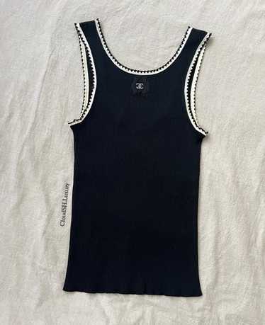 CHANEL タンクトップ　36 Chanel Tank Top Size 36 FR: Exquisite Detailing