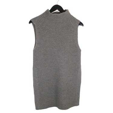 ARTIZIA Wilfred Large purchases Durandal Sweater Dark Grey 100% Wool Sleeveless Turtleneck