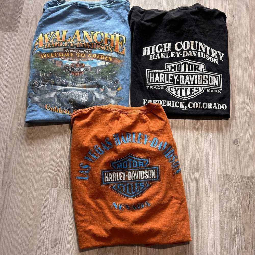 Men's Lot of 3 Harley Davidson Motorcycles Colora… - image 10