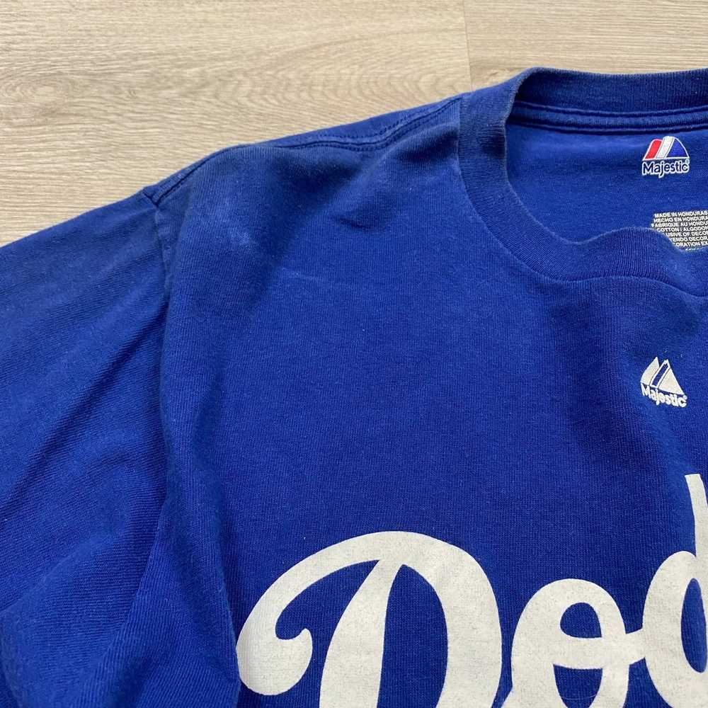 Majestic LA Dodgers 27 Matt Kemp T Shirt Men's M - image 10
