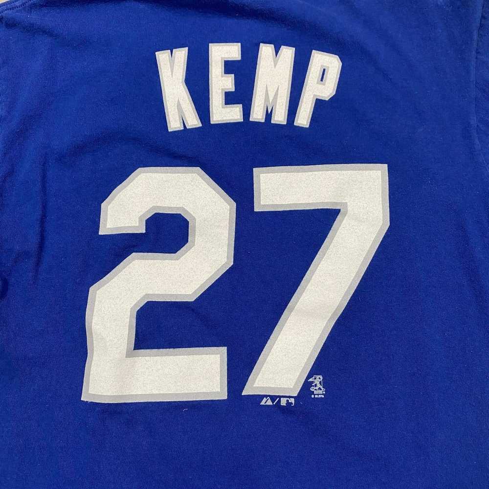 Majestic LA Dodgers 27 Matt Kemp T Shirt Men's M - image 4