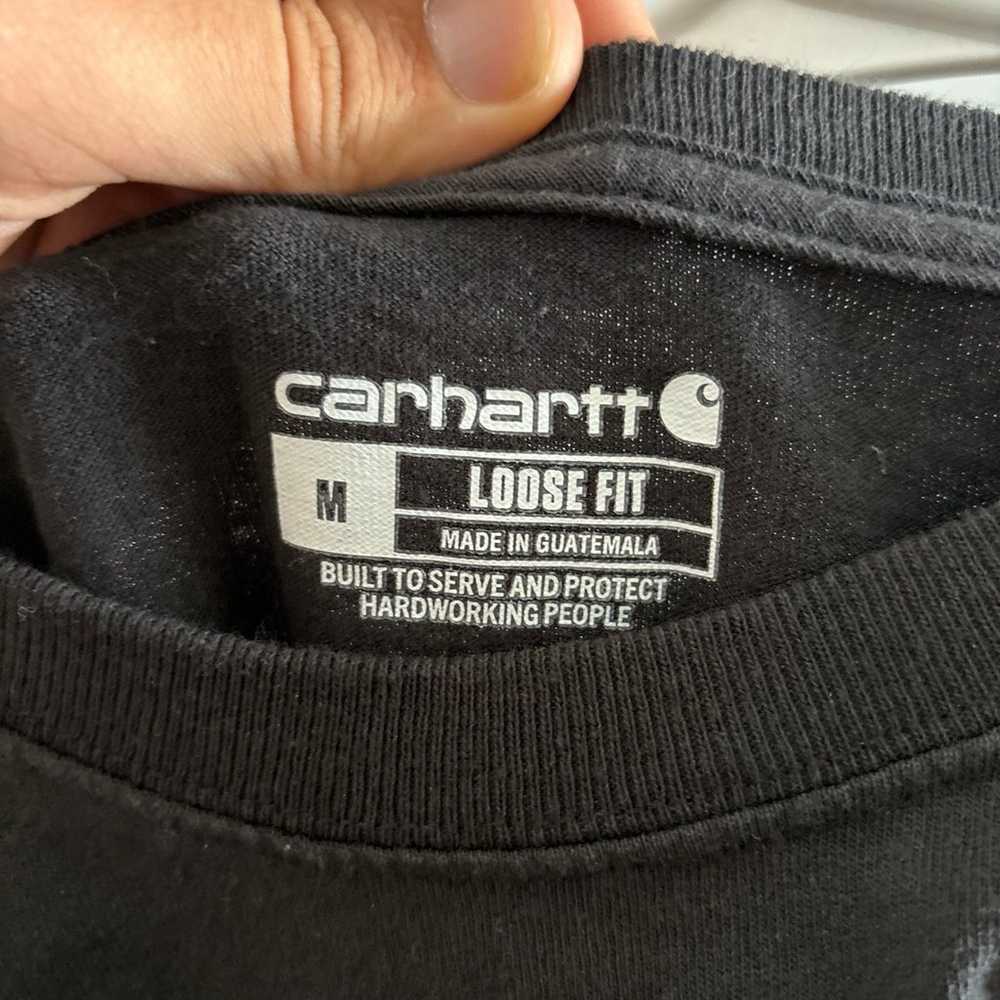 Black Carhartt tee shirt - image 3