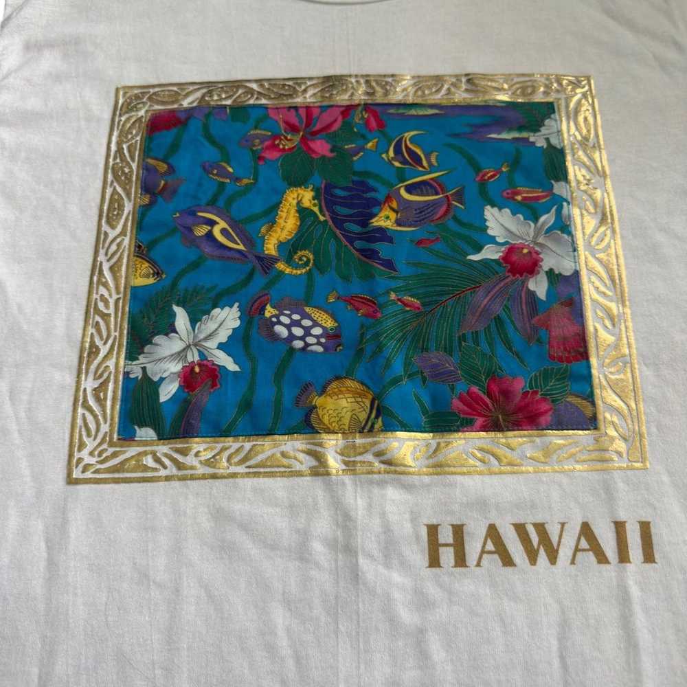 Vintage Hawaii Shirt Single Stitch Made in USA Si… - image 2