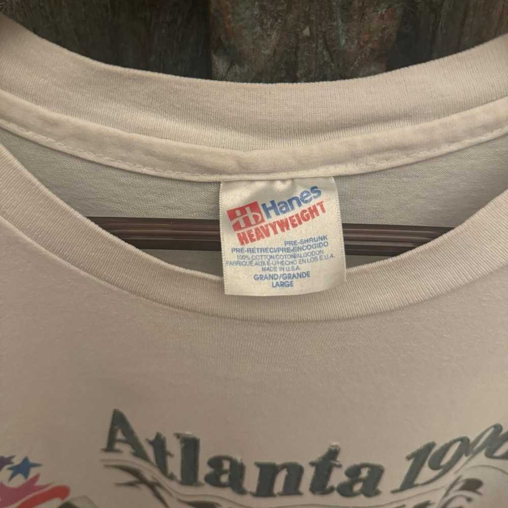 Vintage 1996 Atlanta Summer Olympics shirt with m… - image 2