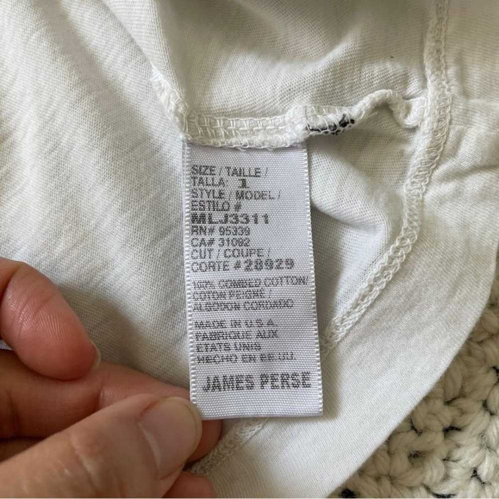 James Perse Short Sleeve Crew Neck Cotton T Shirt… - image 8