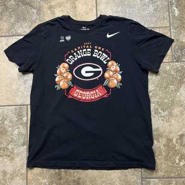 Nike Georgia Bulldog Center Swoosh Shirt Men Larg… - image 1