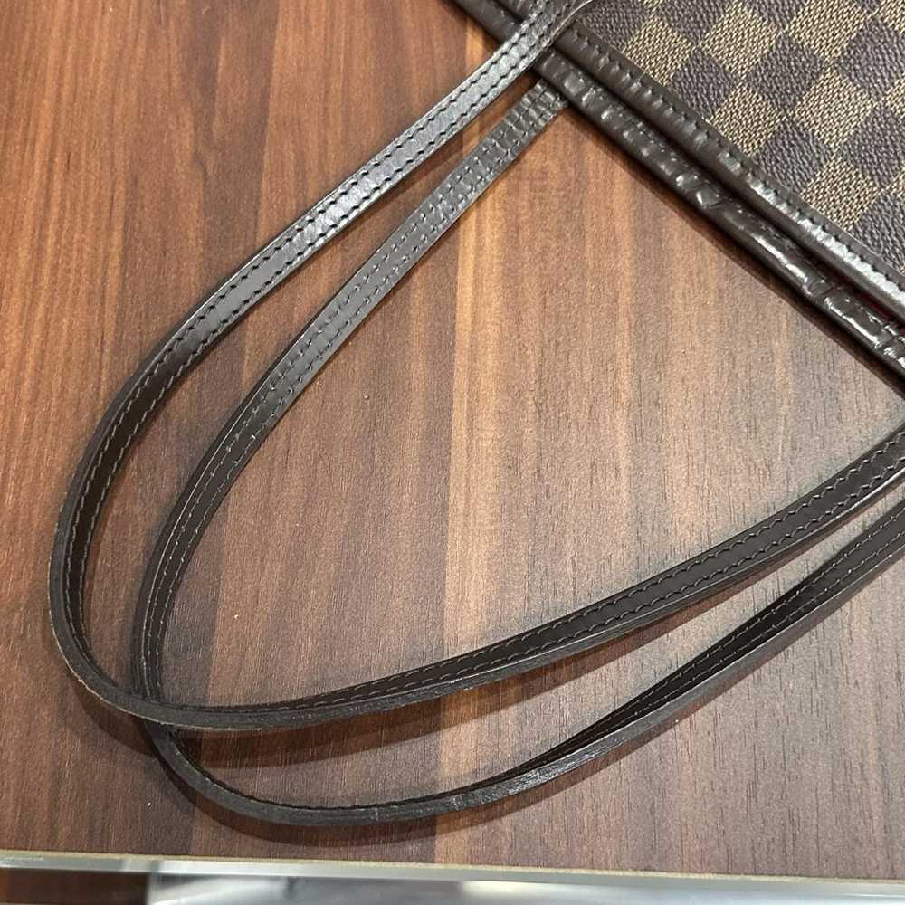 Louis Vuitton Neverfull leather handbag - image 6