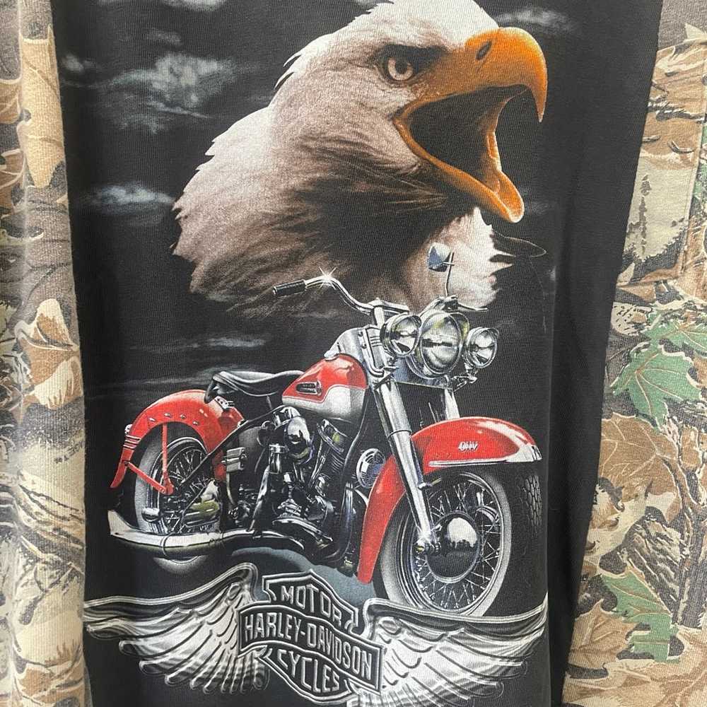 Reworked Harley-Davidson Long Sleeve Shirt Size L - image 3