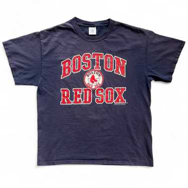 Vintage Boston Red Sox Arch Spellout Faded MLB Ba… - image 1