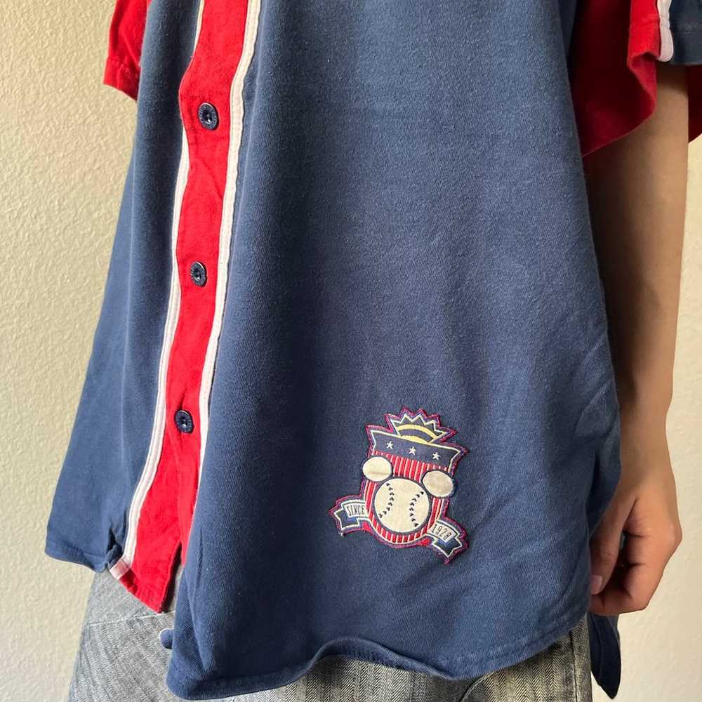 Vintage Mickey Mouse Jersey Shirt - image 2
