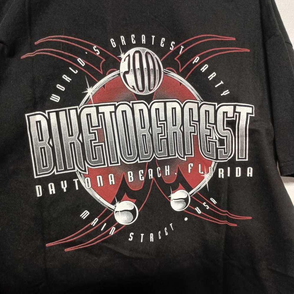 VTG 2001 TRI-CITY CYCLES Biketoberfest T-Shirt SZ… - image 1