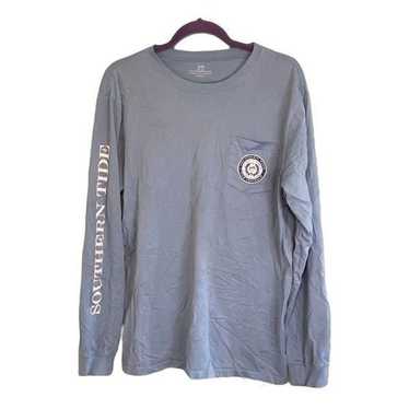 Southern Tide Tee Light Blue Long Sleeve Skipjack… - image 1