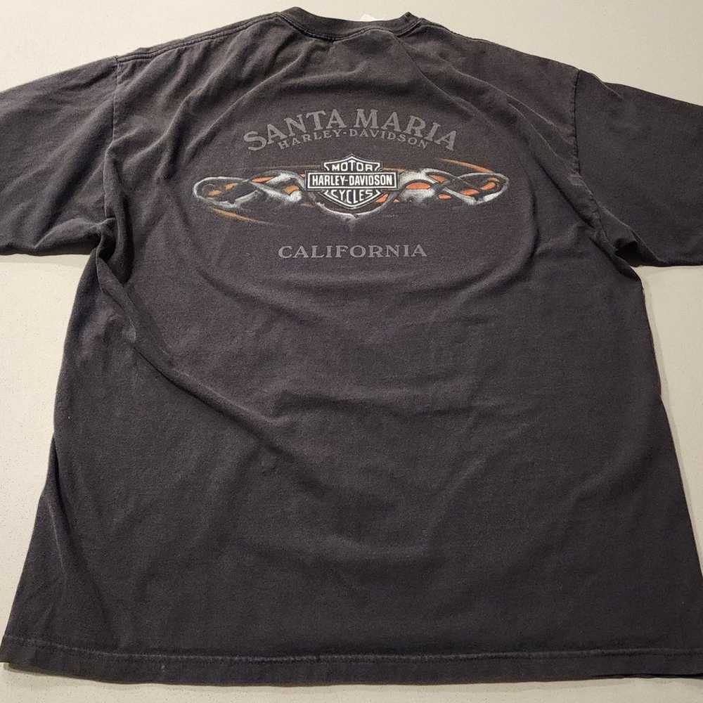 vintage Harley-Davidson shirt - Santa Monica, Cal… - image 2