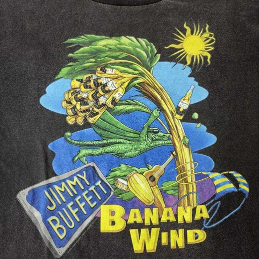 Jimmy Buffett Vintage 1996 Banana Wind Tour Black… - image 3